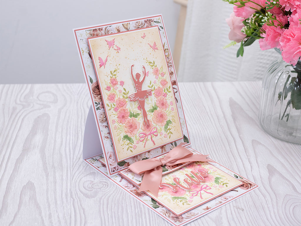 Floral Ballerina Paper Pad 12
