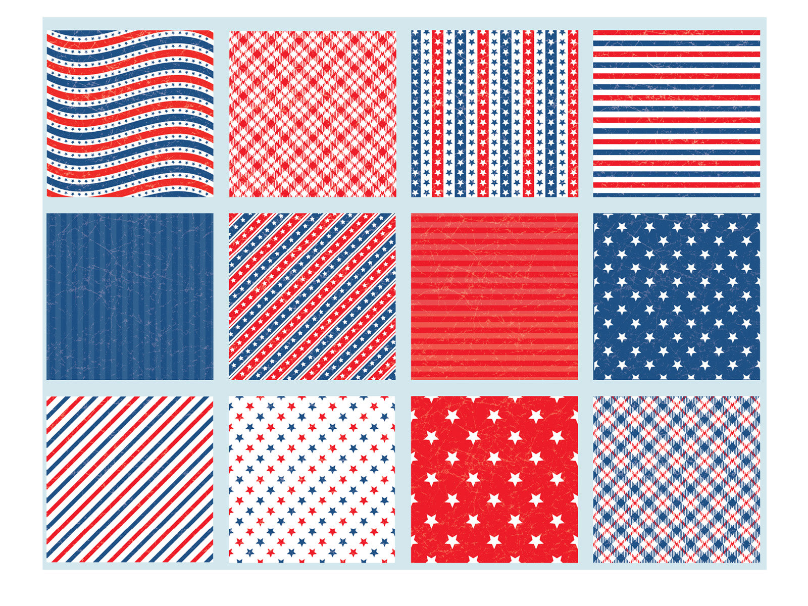 Stars & Stripes - Americana Paper Pad 6" x 6"