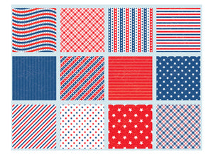 Stars & Stripes - Americana Paper Pad 6" x 6"