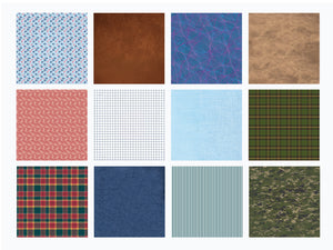 Fabric Textures Paper Pad 6" x 6"