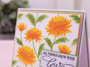 Chrysanthemums 3D Embossing Folder 5.5