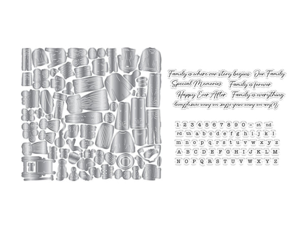Crafter's Companion Stamp & Die - Our Family Story