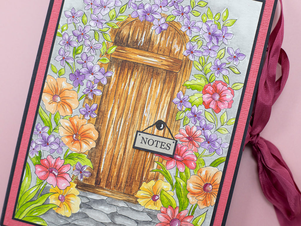 Watercolour Floral Colouring Sheets 5