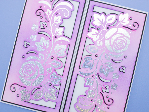 Florals & Swirls Metal Die & Foil Rub Ons