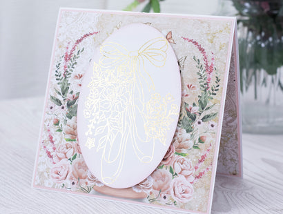 Gold Ballet, Frames & Bows Foil Transfers