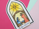 Nativity Stained Glass Window Metal Die Set