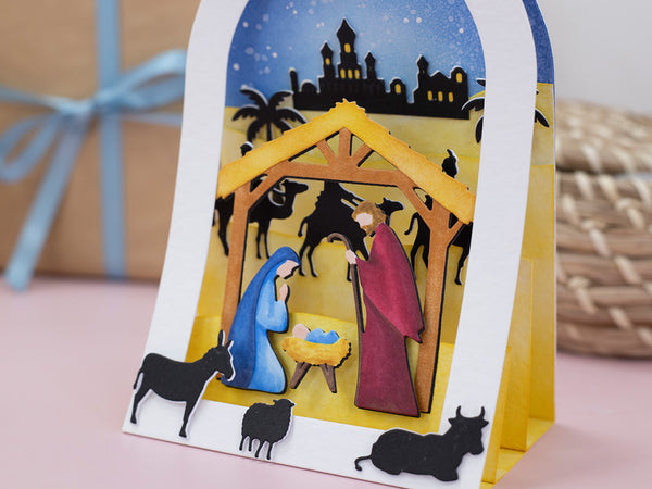 Nativity Scene Metal Die Set