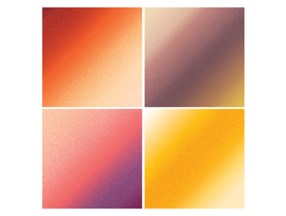 Crafter's Companion 6" x 6" Ombre Glitter Pad - Warm Tones