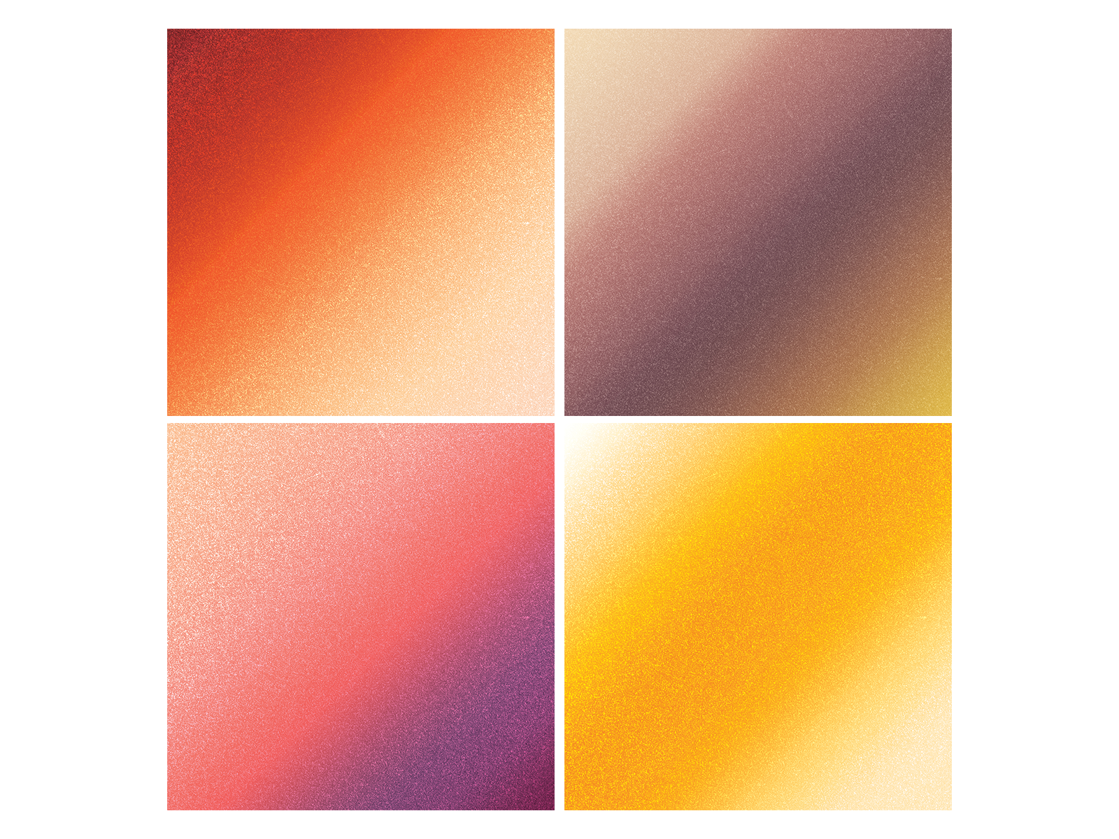 Crafter's Companion 6" x 6" Ombre Glitter Pad - Warm Tones