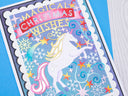 Magical Christmas Unicorn Create-a-Card Metal Die Set