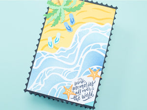 Retro Vacay - Sea & Sand Stencil Set