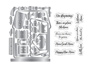 Seasonal House Stamp & Metal Die Set