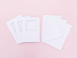 Crafter's Companion - C6 White Trifold Square Aperture Cards & Envelopes 10pk