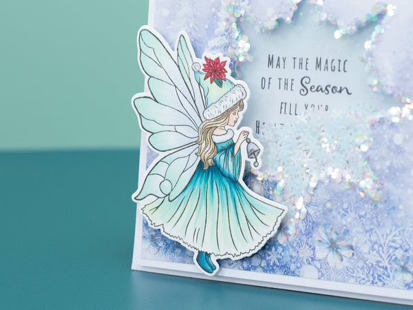 Snow Fairy Stamp & Metal Die Set