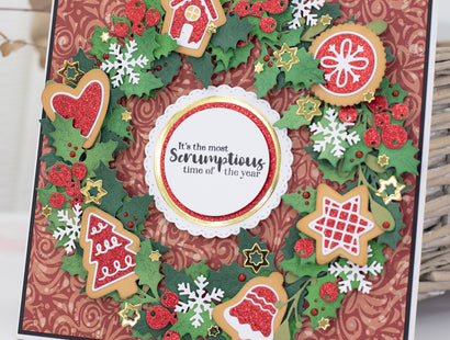 Christmas Cookies Card Pad 6"x6"