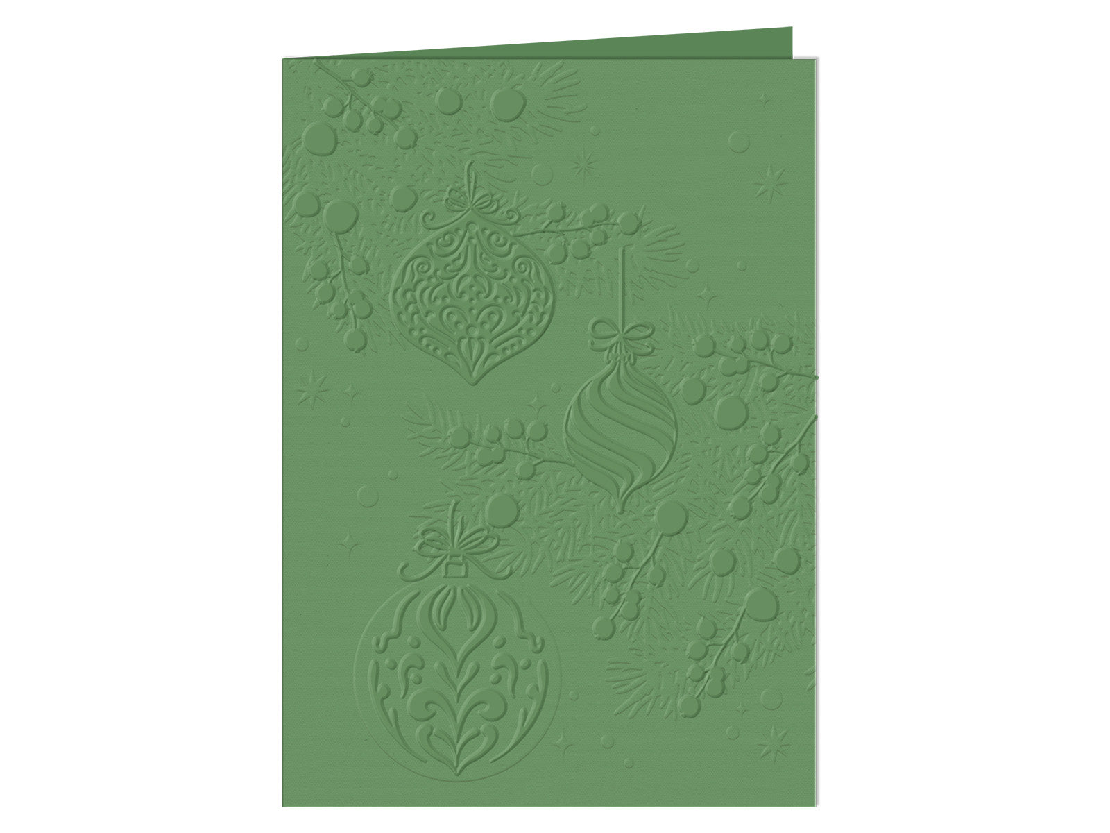 Christmas Bauble Branch 3D Embossing Folder 5" x 7"