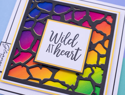 Animal Print Create-a-Card Metal Die Set
