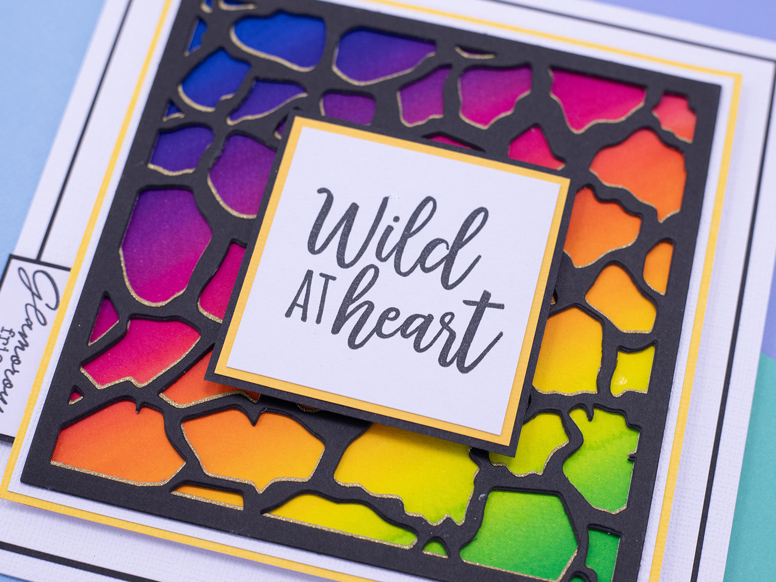 Animal Print Create-a-Card Metal Die Set