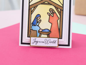 Christmas and Nativity Sentiment Stamp Set