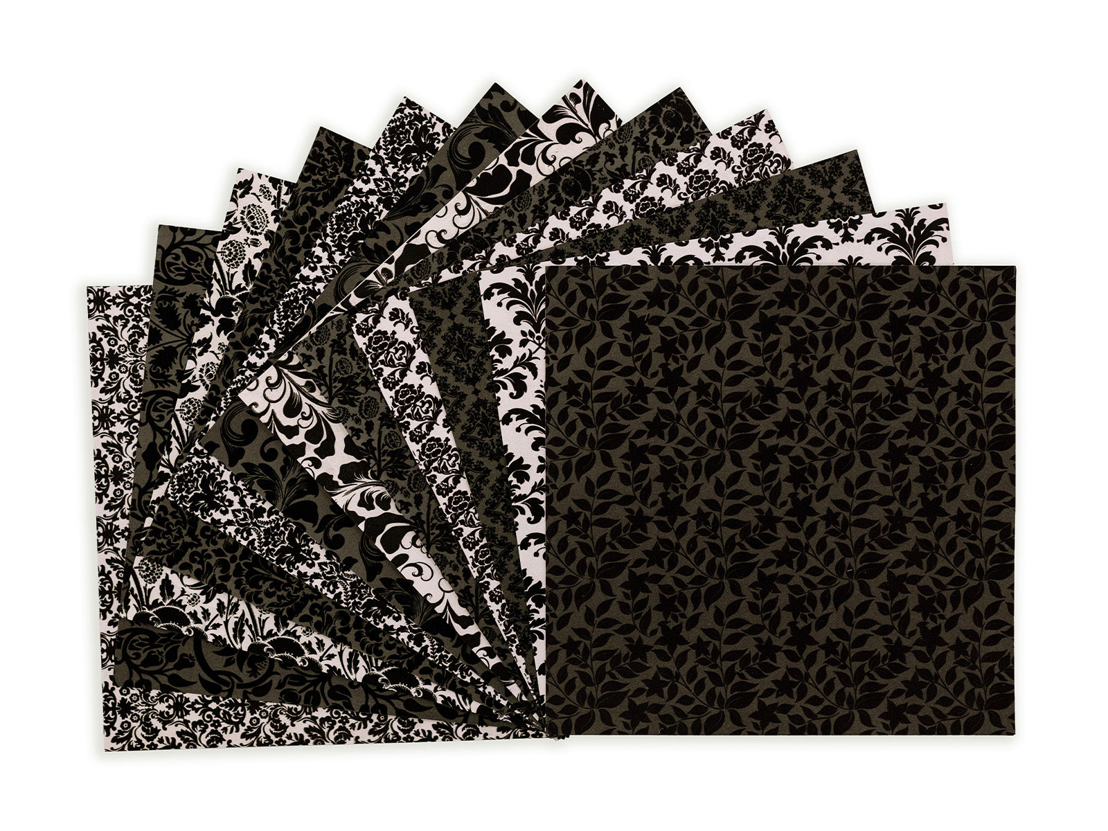 Flocked Damask Paper Pad - 12" x 12"