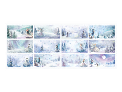 Snow Fairy Scenes Paper Pad 6" x 12"