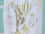 Gold Christmas Bauble Foil Rub Ons