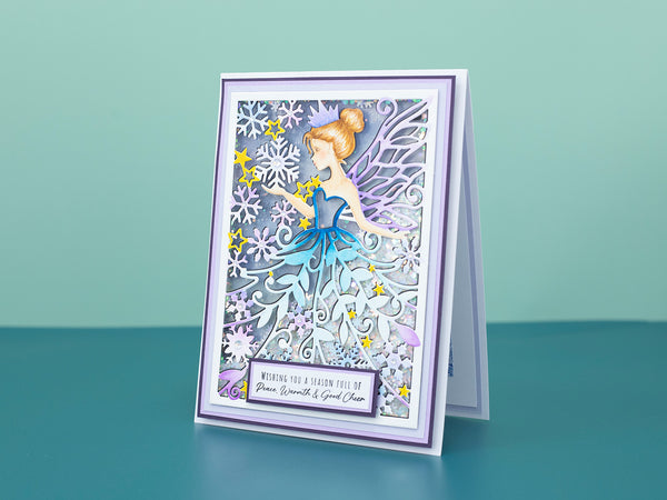 Snow Fairy Create-a-card Metal Die Set