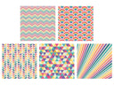 Retro Rainbow Paper Pad 12