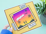 Retro Vacay - Summer Vacation Sentiment Stamp Set