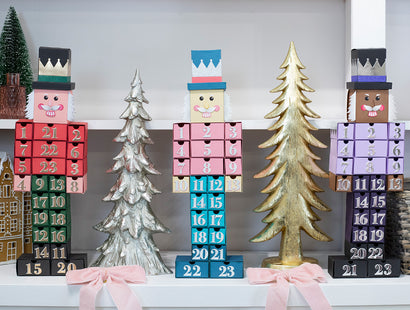 3D Nutcracker Advent Calendar Stencil & Metal Die Set