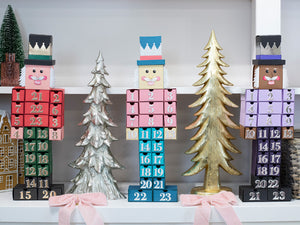 3D Nutcracker Advent Calendar Stencil & Metal Die Set