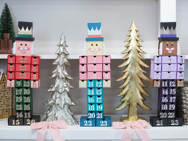 3D Nutcracker Advent Calendar Stencil & Metal Die Set