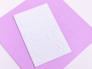 Natures Garden Lunar Blooms 3D Embossing Folder - Lunar Blossoms
