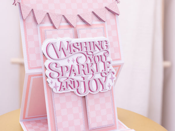 Sparkle & Joy Sentiment Metal Die Set