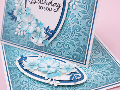 Regal Damask 3D Embossing Folder 5.5" x 5.5"