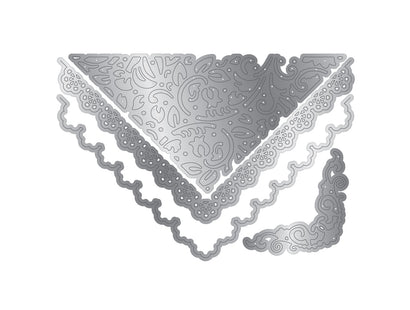 Sara Signature Antique Lace - Vintage Envelope Metal Die Set