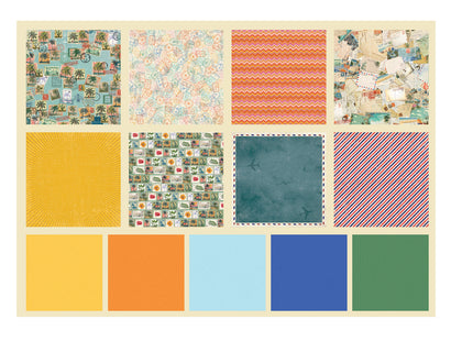 Retro Vacay - Retro Vacation Paper Pad 12" x 12"