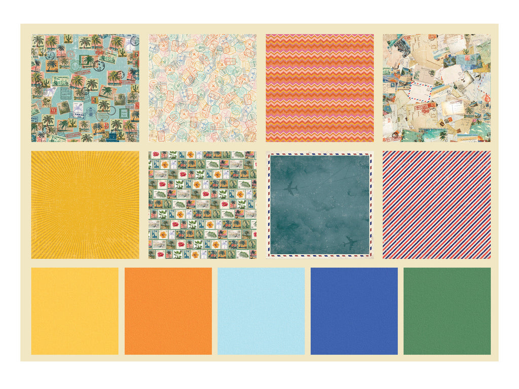 Retro Vacay - Retro Vacation Paper Pad 12