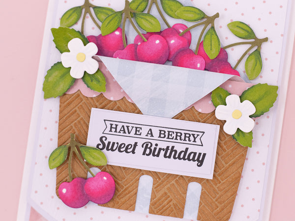 Berry Bliss - Woven Basket 2D Embossing Folder 5