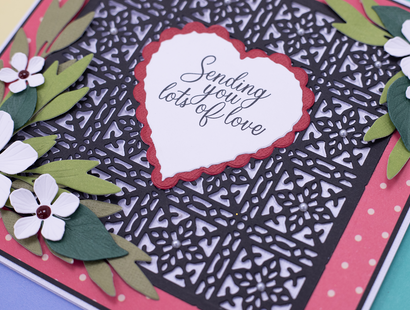 Tiles Create-a-Card Metal Die Set