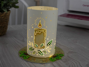 Christmas Candle Metal Die Set