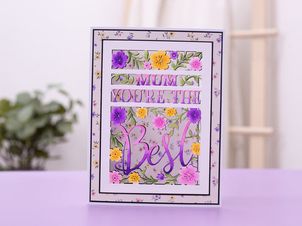 You're the Best Interchangeable Sentiment Create-a-Card Metal Die Set