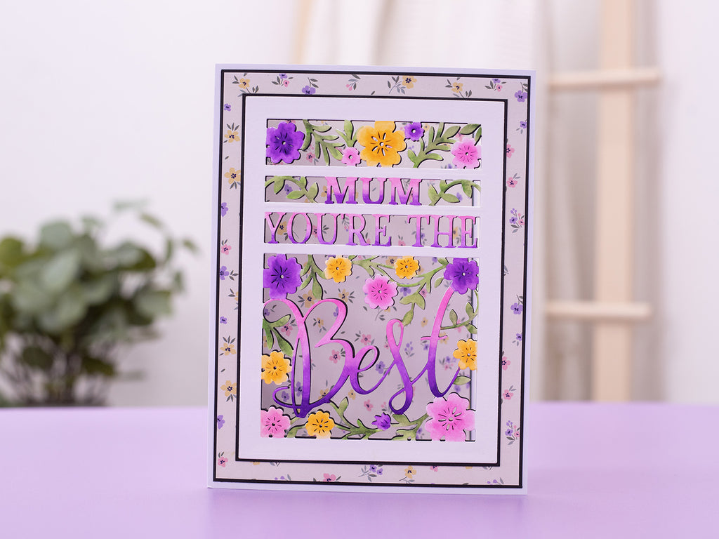 You're the Best Interchangeable Sentiment Create-a-Card Metal Die Set
