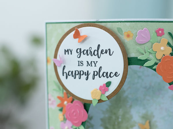 Nature's Garden Summer Garden - Garden Sentiment Stamp Set