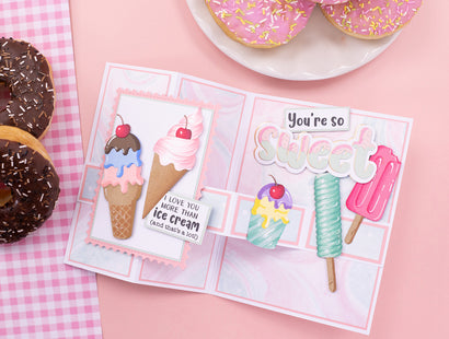 Life is Sweet - Ice Creams & Lollies Metal Die Set