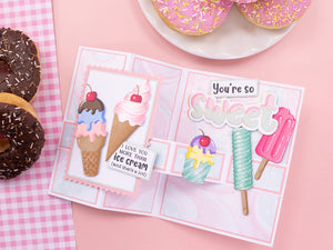 Life is Sweet - Ice Creams & Lollies Metal Die Set