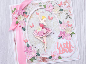 Posing Ballerina Metal Die Set