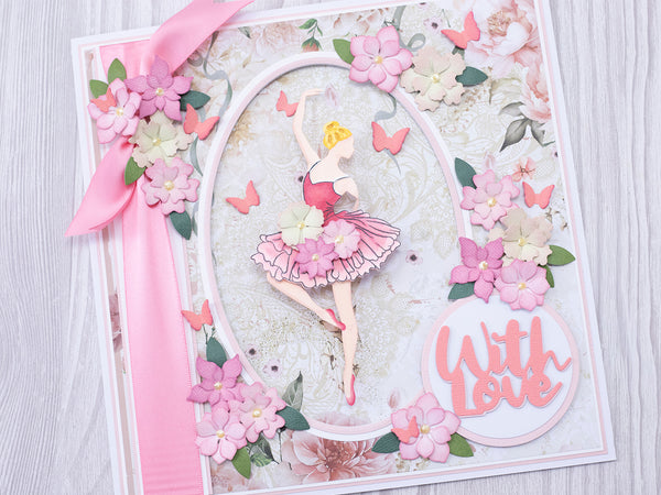 Posing Ballerina Metal Die Set