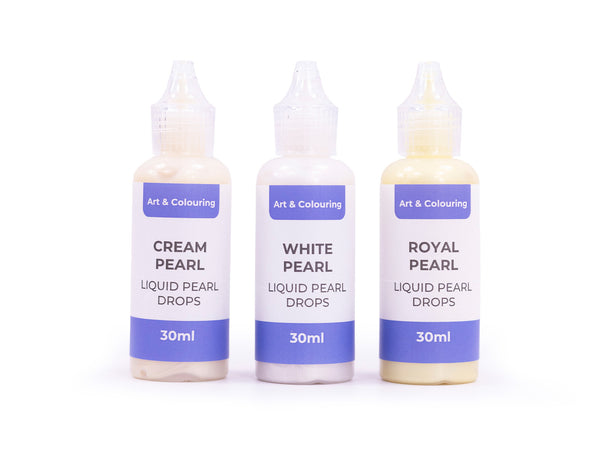 Crafter's Companion Pearl Drops Pearl Tones 3 Pack
