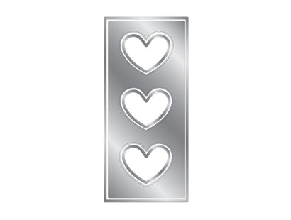 DL Heart Aperture Metal Die